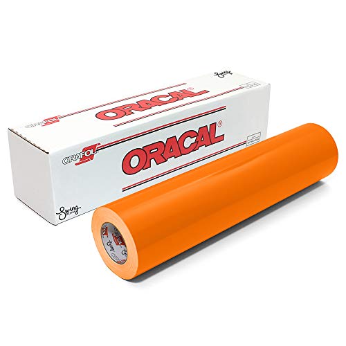 Oracal 651 Glossy Permanent Vinyl 12 Inch x 6 Feet - Light Orange