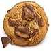 David's Cookies Peanut Butter Chunk Fresh-Baked Decadent Cookie Gift Basket Tin — Luscious Large Peanut Butter Cookies With No Added Preservatives — All-Natural Cookies — Ideal Gift for Corporate Birthday Fathers Mothers Day Get Well and Other Special Occasions - 2 lb (8 Cookies)