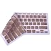 HDE Protective Silicone Keyboard Cover Skin for Macbook Air 11.6 (Model 1370 and A1465), Gold