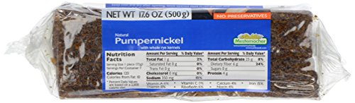 Mestemacher, Pumpernickel with Whole Kernels, 17.6 oz