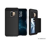 For Galaxy S9/S9 Plus Case, Iusun Hard PC + Soft