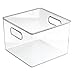 iDesign Linus BPA-Free Plastic Stackable Organizer Bin with Handles - 8