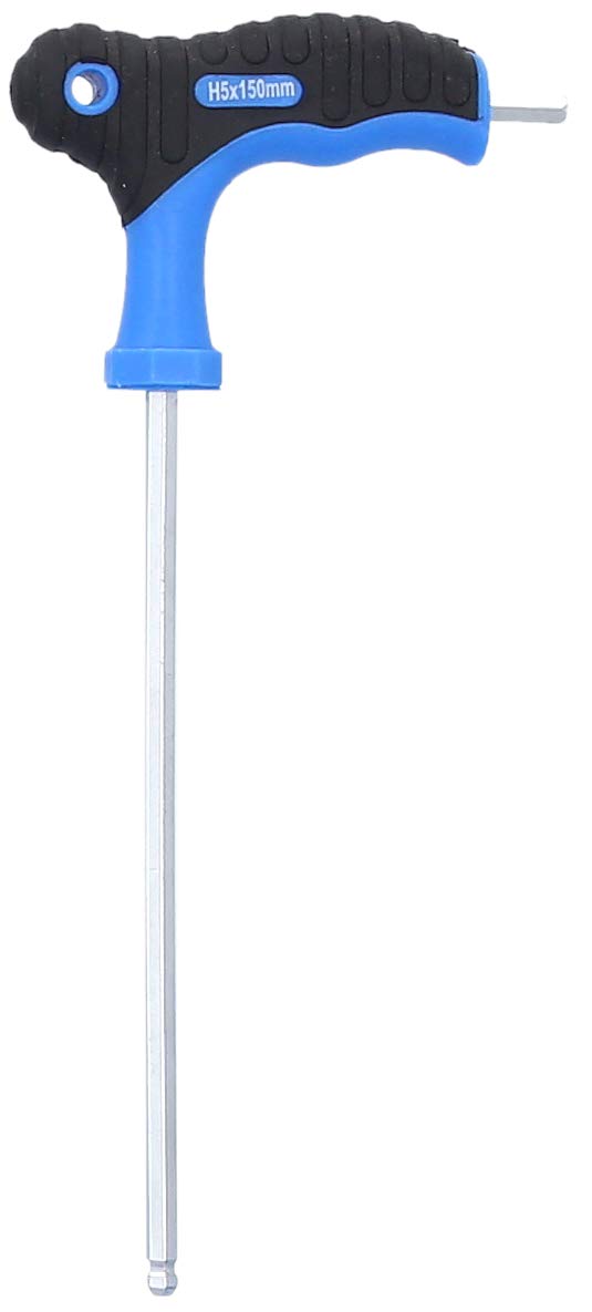 BRILLIANT TOOLS BT041005 T-Handle Ball Head Allen Key 5.0 x 150 mm [Powered by KS Tools]