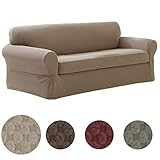 MAYTEX Pixel Slipcover Sofa Sand (Renewed)