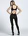 eshion Women Yoga Dance Sports Fitness Overalls Bodysuit Sleeveless Backless Mesh Patchwork Long Jumpsuit