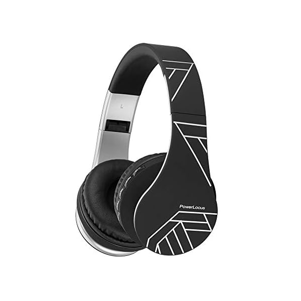 PowerLocus-Wireless-Bluetooth-Over-Ear-Stereo-Foldable-Headphones-Wired-Headsets-Noise-Cancelling-with-Built-in-Microphone-for-iPhone-Samsung-LG-iPad-BlackSilver PowerLocus Wireless Bluetooth Over-Ear Stereo Foldable Headphones, Wired Headsets Noise Cancelling with Built-in…