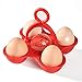 Egg Timer Color Changing, Egg Boiler Timer For Boiling Soft Medium Perfect Hard Boiled Eggs That Changes Color When Done | Boiled Eggs Maker No BPA(Red)