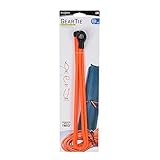 Nite Ize Gear Tie Loopable, The Original Reusable Rubber Twist Tie With Sturdy Integrated Loop, 24-Inch, Bright Orange, 2 Pack, Made in the USA