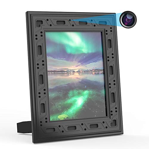 Hidden Security Camera WiFi Photo Frame,FUVISION 1080P Nanny Cameras