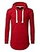 Aiyino Mens Hipster Hip Hop Long Sleeve Pullover Hoodies Jacket