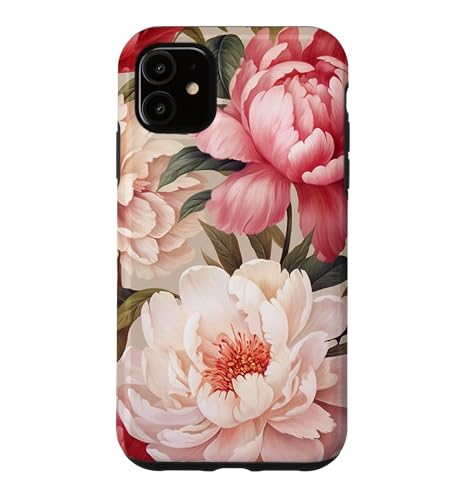 bouquet of huge peonies Case for iPhone 11