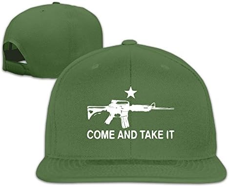 Black AR-15 Come And Take It Unisex Adjustable Snapback Hats Embroidery