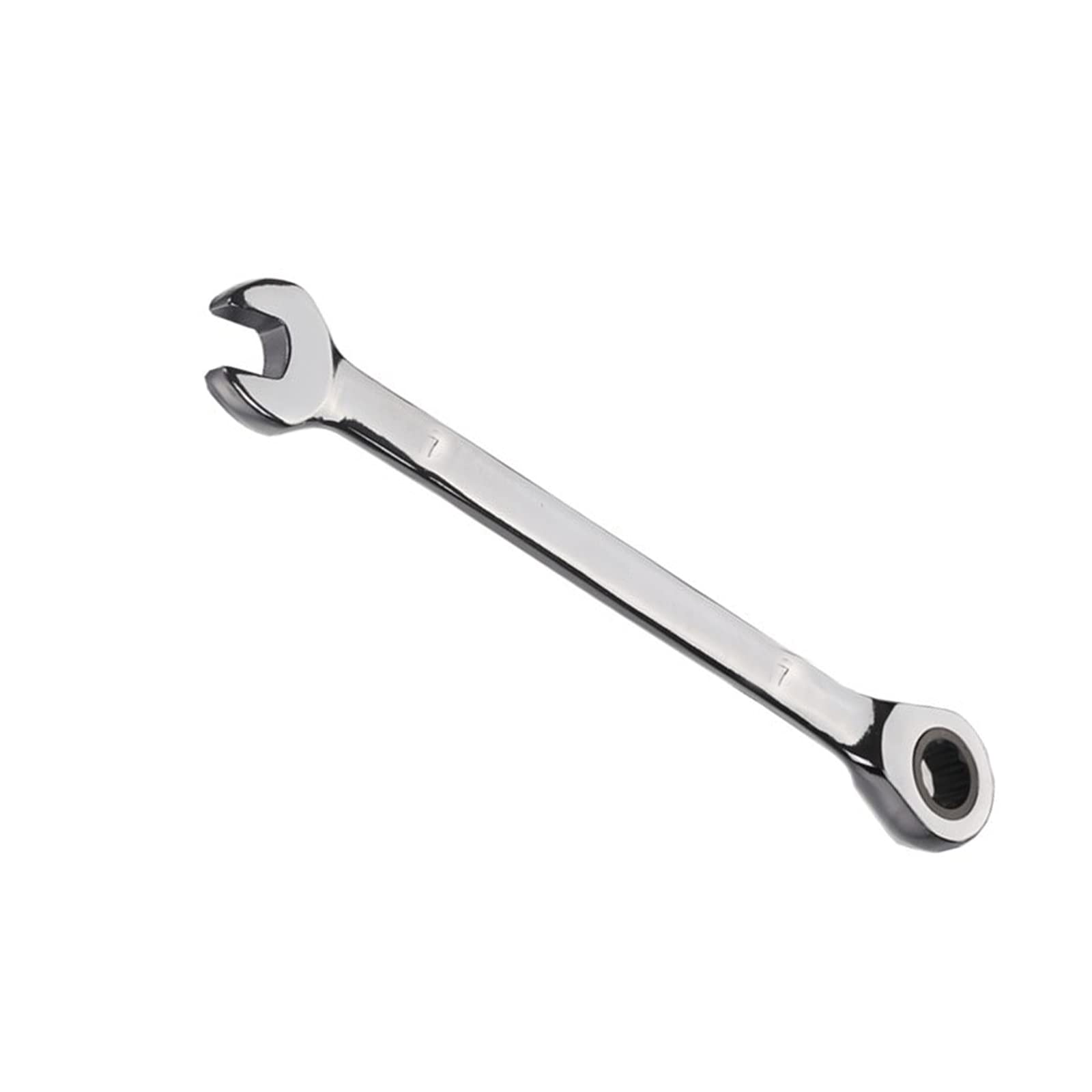 Vokenforu 7mm Ratchet Spanner, Ratcheting Combination Wrench, Hardened Chrome Vanadium Steel Open End Spanner Metric
