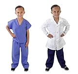 Natural Uniforms Childrens Scrub Set and Labcoat