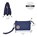 ZYSUN Womens Nylon Small Little Clutch Card Money Handbag Purse Wristlet Bag(605,blue)