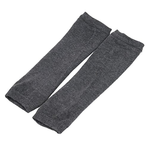 Kinrui Winter Gloves Mitten Wrist Arm Hand Warmer Knitted Long Fingerless (Deep Gray) - Thumbnail 4
