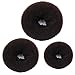 CJESLNA Hot Hair Donut Bun Ring Styler Maker Brown 1 Set 3 Pieces(1 Small 1 Medium 1 Large)