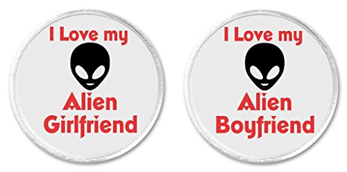 Set 2 I Love my Alien Girlfriend / Boyfriend 3