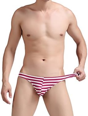 KissBird Lace Sex Men Strip Underwear Underpants Undies Panty T-back G-string Tongs Brief Bulge Pouch Brief