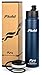 Fluid Sports 24oz Vacuum Insulated Stainless Steel Water Bottle BPA Free Thermos - Zero Sweat Flask - Wide Mouth Hydro Canteen - Double Walled Travel Mug - Durable Powder Coated Exterior