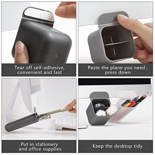 Barelove Computer Screen Desktop Organizer, Set of 2 Monitor Memo Board