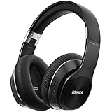 Edifier W820BT Bluetooth Headphones - Foldable Wireless Headphone with 80-Hour Long Battery Life - Black