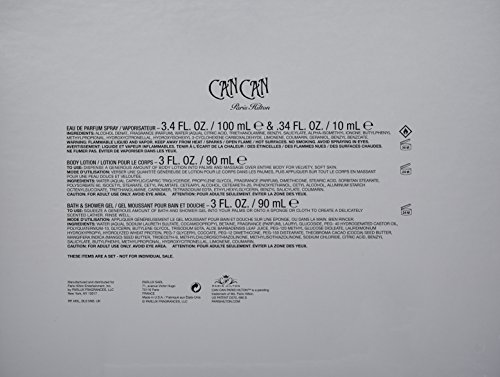 Paris Hilton Can Can Fragrance Set, 4 Count