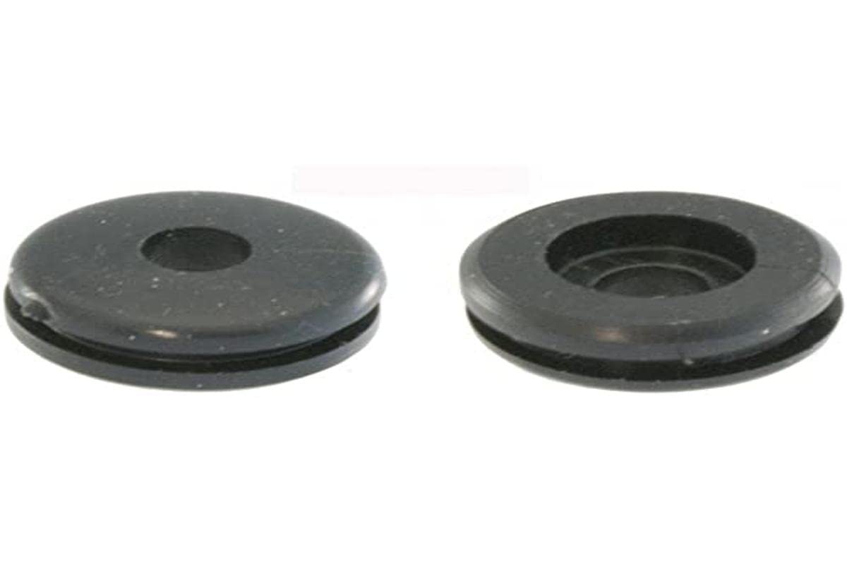 RMS rubber/feedthrough for petrol tap lever for Vespa PX- Lusso - MY & T5 - Ø 22mm, black