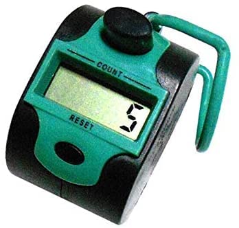MACHSWON Electronic Counter,5 Digital LCD Electronic Manual Finger Counter,Hand Tally Counters For Running,Golf,Sport,Event,Football Green