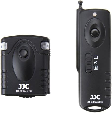 JJC JM-C Wireless Remote Control Shutter Release for Canon EOS R10 R7 R6 R6 Mark II R M5 M6 90D 80D 77D 70D 250D 850D 800D 750D 550D 1500D G1X G3 X G5 X G10 SX70 Camera CANON RS-60E3 Replace