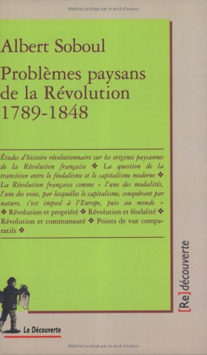 Problèmes paysans de la Révolution, 1789-1848
