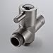 Shower Diverter Valve 3 Way Shower Diverter Valve Shower Head Adapter Shower Head Shut Off Valve Replacement Shower Head Splitter for Shower Arm Handheld Shower Head Attachment, Brushed Nickel