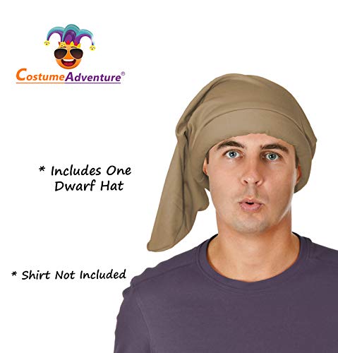 Brown Dwarf Hat Dwarf Costume Hat 7 Dwarfs Costume Hat in Brown Dwarf Hat