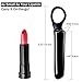 Sexy Slave Bullet Vibrator - Nipple Clit Stimulator with 19 Powerful Speeds for a Quickie Orgasm, Rechargeable & Cordless G-spot Vibrator, Adult Toys for Women and Men,Black