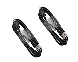 Samsung ECC1DU6BBE/ECB-DU4EBE 5-Feet Micro USB Charging Cable - Original OEM - Black, 2-Pack