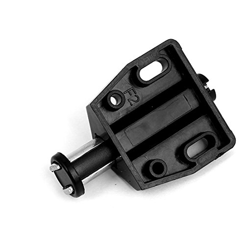 uxcell Cupboard Cabinet Drawer Magnetic Push Open Catch Latch Black 2Pcs
