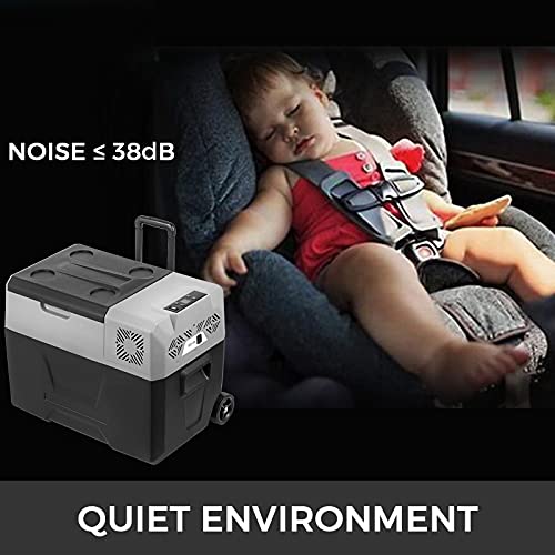Frigorifero termoelettrico portatile 30 L frigorifero da viaggio per auto frigorifero portatile elettrico da viaggio per auto mini frigorifero per auto mini frigorifero per bevande con LCD
