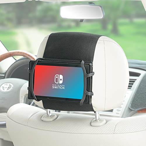 Ninitendo Switch Car Mount TFY Swivel Car Headrest Mount Silicon Holder