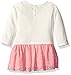 Kensie Baby Girls' French Terry and Tulle Dress, Vanilla, 24M