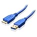 Cable Matters Micro USB 3.0 Cable 3ft, External Hard Drive Cable, USB toUSB-Micro B Cord, Compatible with Seagate, LaCie, Toshiba, Samsung, Western Digital/WD External Hard Drive, Blue