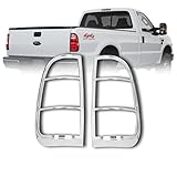 E-Autogrilles Chrome ABS Tail Light Bezels for 08-14 Ford Super Duty (67-0304)