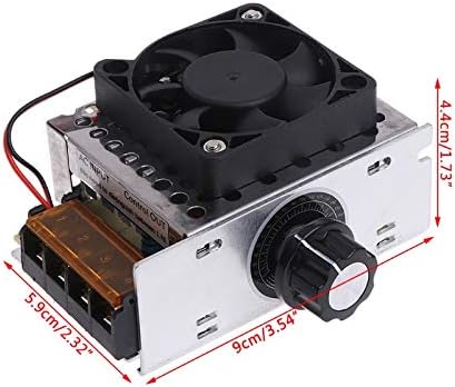 TOLOVI AC 220V 4000W SCR Variable Voltage Regulator Motor Speed Control Controller Fan #Aug.26