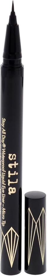 Stila All Day Waterproof Liquid Eye Liner Micro Tip 0.02 oz — Black