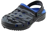 Capelli New York Boys Camo Printed Two Tone Clogs