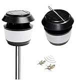 GutReise Portable Solar Powered Graden Street Light,Multifunctional Outdoor Bugs Light Waterproof IP54 80LM Night Lampshades Light