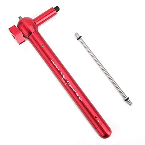 RiToEasysports Derailleur Hanger Alignment Tool, Bike Calibration Tool Derailleur Hanger Alignment Gauge Bicycle Tools for Mountain Bicycle(red)