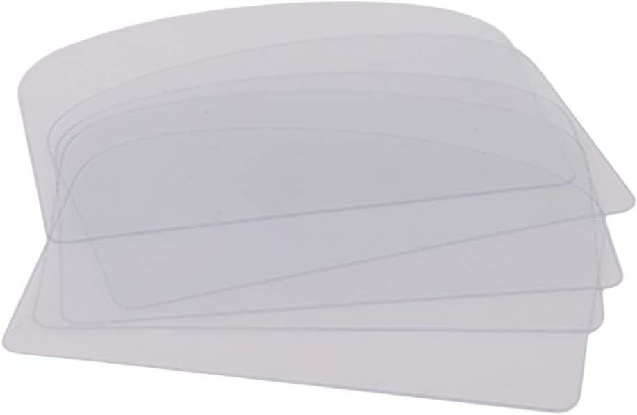 SOURBAN 5pcs Plastic Cake Scraper Transparent Cream Scraper Spatula Cake Decorating Supplies