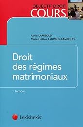 Droit des régimes matrimoniaux