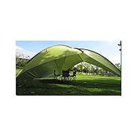 Naughty Boy Lucas 480480480200Cm Large Space Waterproof Ultralight Sun Shelter Bivvy Beach Tent,Light Green