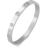 Carweilon Men Women’s 18K Gold Bracelet Crystals Elements Inspiration Bracelet Jewelry Perimeter 7-7.5inch